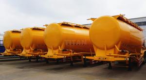 Quality TITAN 3 axle 30CBM~40CBM powder tanker trailer Cement Tanker Trailer for sale