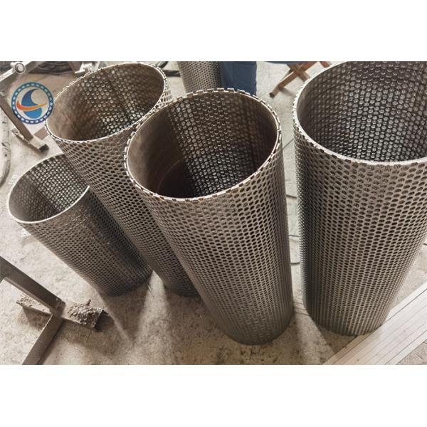Reverse Back Wash Filter Drum Johnson Wire Screen Slot Cylinder 316l