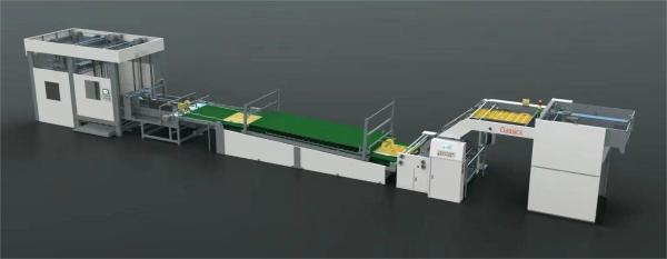 Buy High Speed Automatic Paper Lamination Machine 150pcs/min Max Speed SDX-CL1210 at wholesale prices