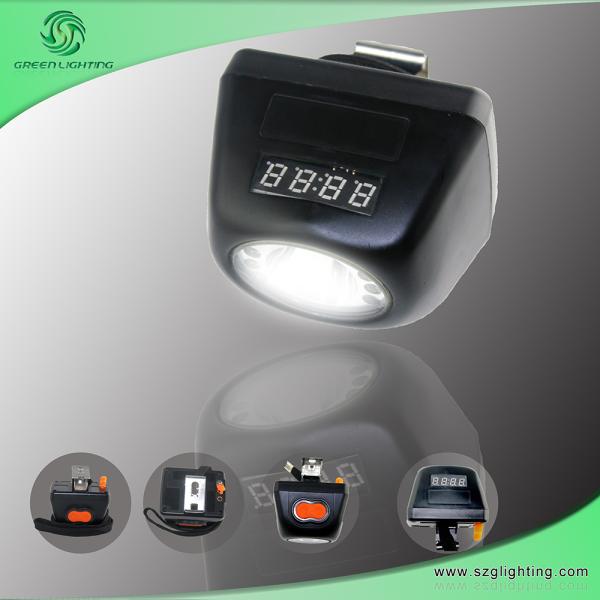 4000 Lux Brightness Mining Cap Lights With OLED Display 4.5Ah Li - Ion Battery