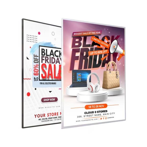 Buy Restaurant Freestanding Board Menu Display with 9mm Thickness and A1 A2 A3 A4 A5 Sizes at wholesale prices