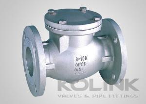 Quality JIS Swing Check Valve Flanged CF8 CF8M SCS13A SCS14A for sale