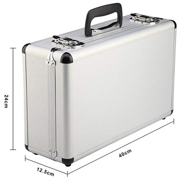 MultiWare Flight Case Aluminium Foam Microphone Camera Photography Carry Lock Storage Box