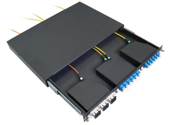 Buy Simplex / Duplex SC LC MPO Patch Panel 24 Port  , Pre Terminated Fiber Patch Panel at wholesale prices