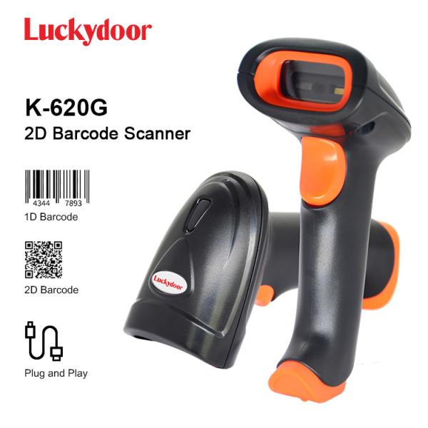 Buy 1D 2D USB Handheld Barcode Scanner QR Code Reader Android Barcode Scanning Gun at wholesale prices