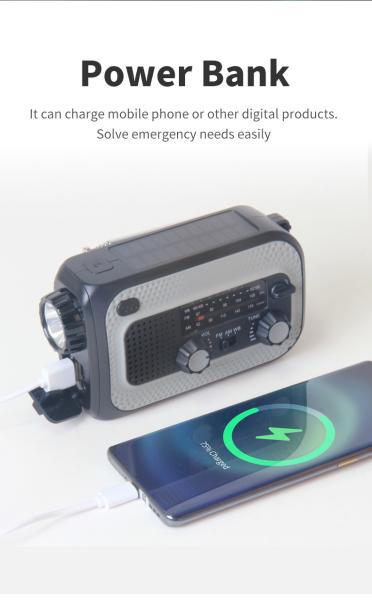 Buy Emergency Radio with Solar-powered radio and NOAA Weather Alerts at wholesale prices