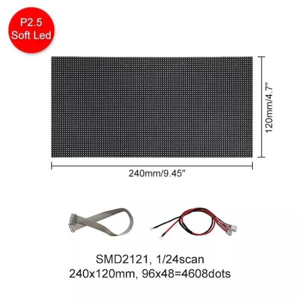 Buy Circular Curved Modular LED Display Panels Indoor Roll Folding at wholesale prices