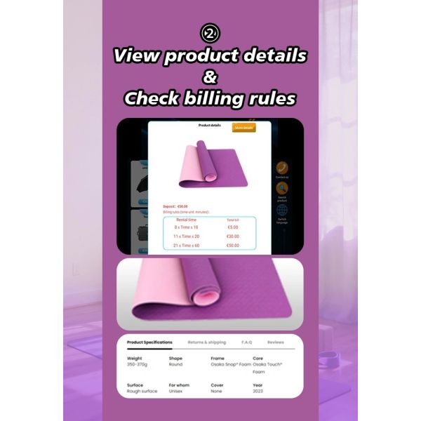 Locker Vending Machine with Smart Rent & Return System and Customizable Pricing for Gym Gear Rental