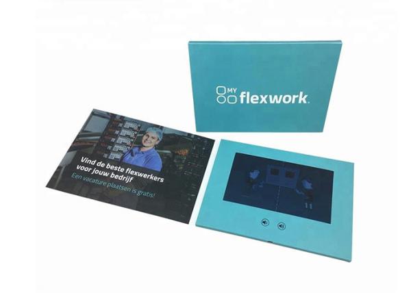 Buy Light Sensor LCD Screen Invitation Card 1024*600 Pixels Energy Saving at wholesale prices