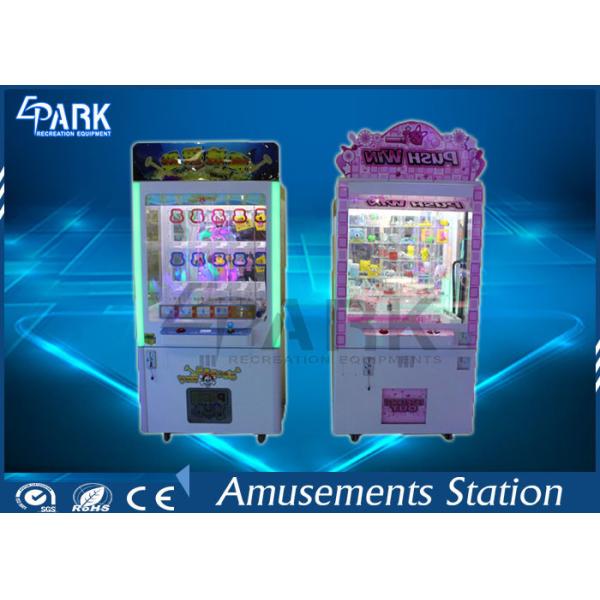Indoor Toy Crane Machine GSM Module LCD Screen Transparent Tempered Glass