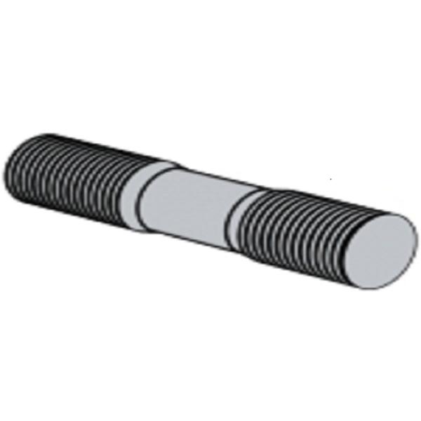 4.8 / 6.8 / 8.8 Grade Double Ended Bolt Carbon Steel Material For Thermal Power Plant