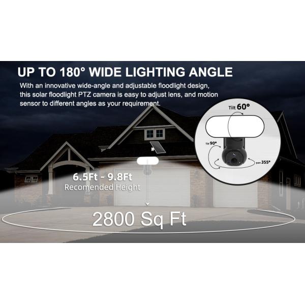 3MP LTE Cellular Security Camera With Local Storage Up To 128G 0.004W Power Standby