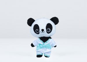 Quality Kawaii Eco Friendly Plush Toys Black / White Color Panda Design For Kids for sale
