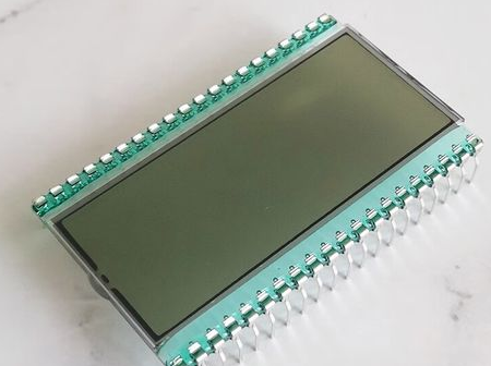 TN Positive Reflective Monochrome Black Digits Custom Segment LCD Display