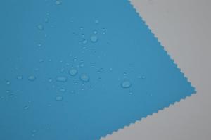 Quality Poly 58&quot; 3000mm Polyester Pongee Fabric PU Milky Coated for sale