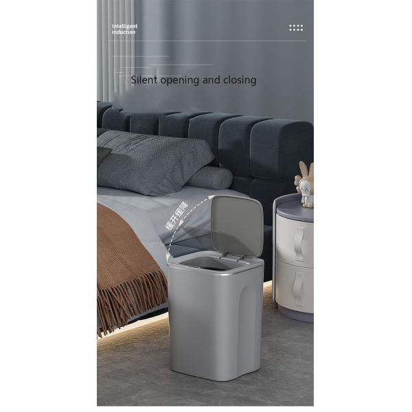 Smart Sensor Ipx5 Waterproof Trash Bin Small Plastic Touchless Trash Can