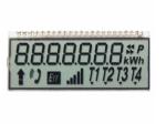 12 O'Clock 7 Digit Tn Panel Display , Twisted Nematic Lcd For Communications /