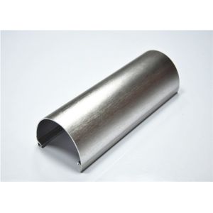 Quality Shinning Brush Silver Aluminium Profile Extrusion for Handrail 6063-T5 for sale