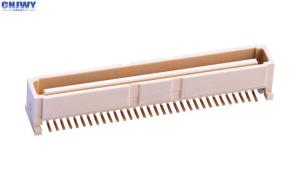 Quality 64 PIN Bit PCB Board To Board Connector 1.0MM Vertical Seat Beige LCP Material for sale