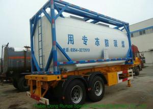 China High Strength ISO Tank Container For Ethylene Glycol , ISO Bulk Liquid Container on sale