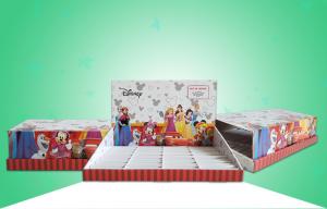 China Disney Nightlight Cardboard Countertop Displays / Corrugated Paper Table Counter Display Unit on sale