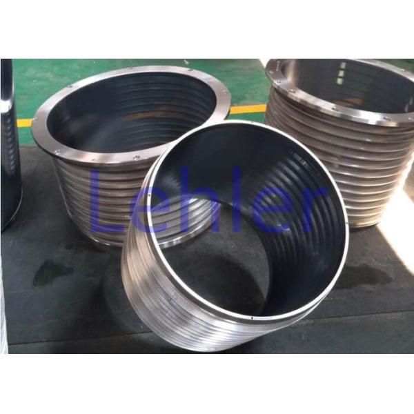 Bar Type Pressure Screen Basket Bar Dimension 2.5*6mm Slot 0.1mm