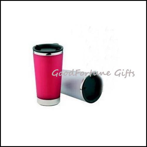 Buy stainless steel travel mugs cup printed logo souvenir at wholesale prices