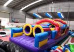 Durable Bouncy Inflatable Obstacle Race UV Protective SGS Certification