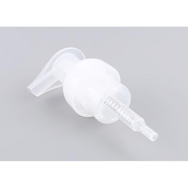 White Transparent Plastic Soap Dispenser Pump Customized Tube Length