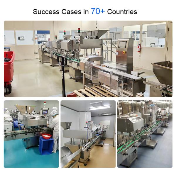 Gummy Counting Machine Automatic Packing Filling Bottling Sugar Pectin Oiled Candy