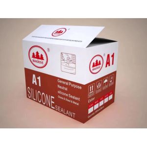 Quality OEM White Acidic Silicone Sealant Adhesive for Kitchen Bathroom for sale