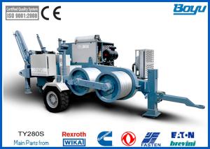 China 28tons 500KV or 800KV Quad 4 and Hexa 6 Conductors Overhead Transmission Line Stringing Equipment with Cummins Engine on sale