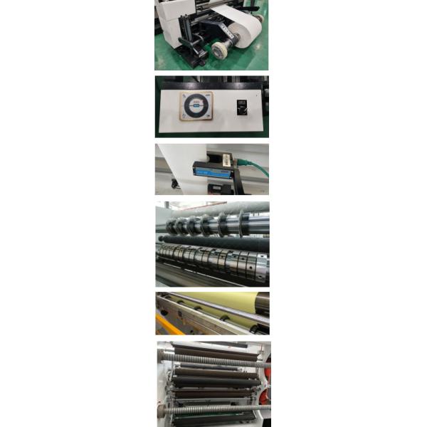 Full Automatic Slitting And Rewinding Machine For Paper Roll / Plastic Film