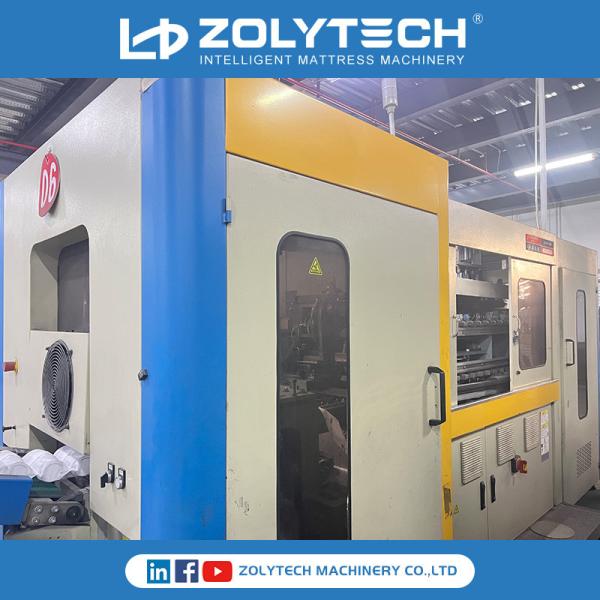 Buy Automatically Mattress Pocket Spring Making Machine  Providing Two Different Wires at wholesale prices