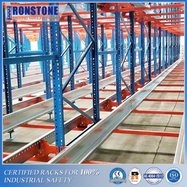 Modern Automated Storage and Retrieval Warehouse With Computerized Operation