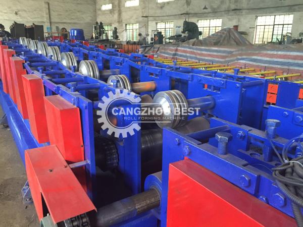 Buy Construction Material Cable Tray Making Machine With Punching Hole Device at wholesale prices