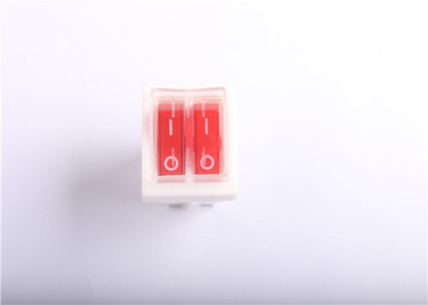 Buy DPDT DPST Rocker Switch Illuminated , 4 Pin 6 Pin Lens Single Mini Momentary Rocker Switch at wholesale prices