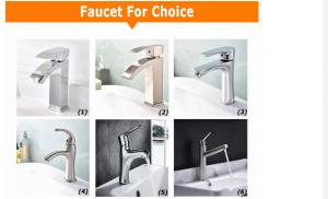 China Washroom Sanitary Ware Water Tap 1.2GPM Faucet Shower Mixer Tap on sale