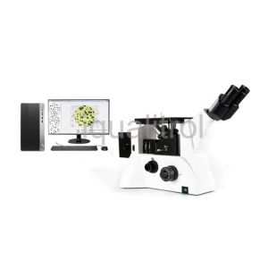 Upright Trinocular Digital Metallurgical Microscope with UIS and Dark Field