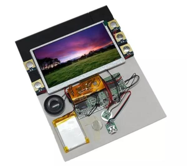 Digital Lcd Video Brochure Components Video Module With Pcb Panel Digital Video