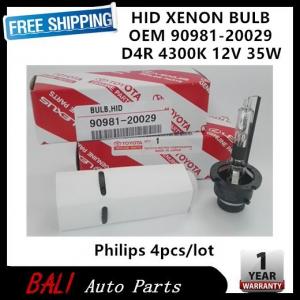 Quality Free shipping HID Xenon Bulb 90981-20029 D4R 4300K 35W for YARIS COROLLA PRIUS HIACE 4pcs/lot for sale