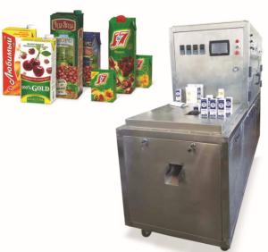Quality Semi Automatic 1.5L Paper Filling Machine Gable Top Multi Function for sale
