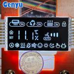 2.2 Inch VA LCD Display 7 Segment White Digits PIN Connect For Thermostat