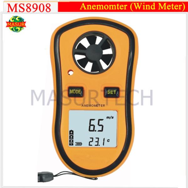 Buy Mini Digital Wind Speed Meter Pocket Anemometer Thermometer Digital Thermometer Speed Temperature Measuring Instruments at wholesale prices
