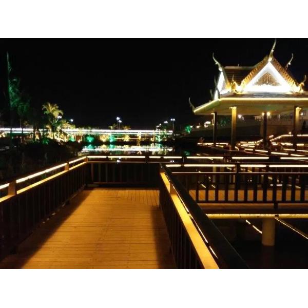 IP65 Linear Led Light Fixture 1000mm 12W DC24V Single Color For Outdoor Building Lighting