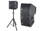 Black CVR 2 Way Crossover Column Array Speakers Full Range