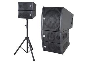 Quality Black CVR 2 Way Crossover Column Array Speakers Full Range for sale