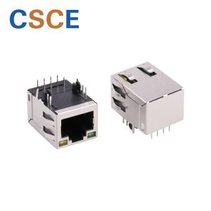 China Network Transformer Filter RJ45 Connector With Magnetics ISO9001 / CE Certified on sale