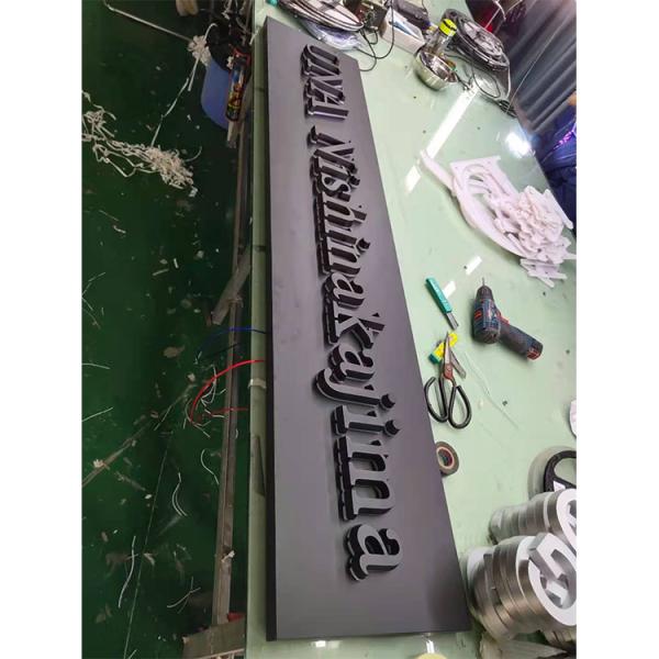 Color Custom Led Illuminated Shop Sign Letter Edge Light Outdoor Backlit Channel Letters Logo Signs Outdoor