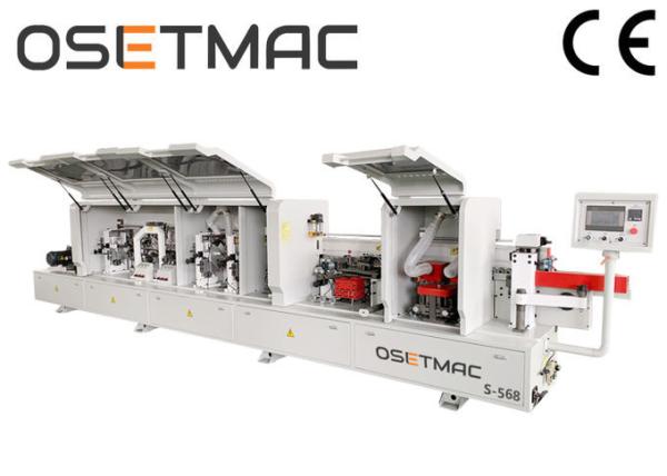 Buy Touch Screen Woodworking Edge Banding Machine Trimming Scraping Buffing at wholesale prices